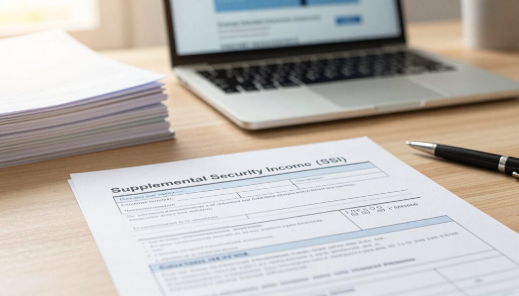 SSI application form