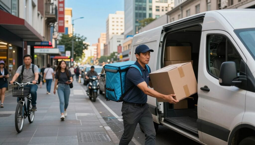 local delivery driver physical demands
