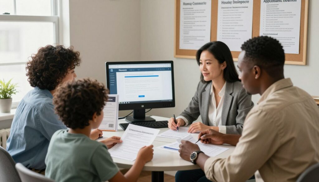 low-income housing application process