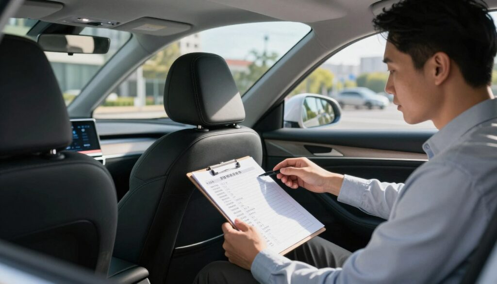 ride-share vehicle inspection